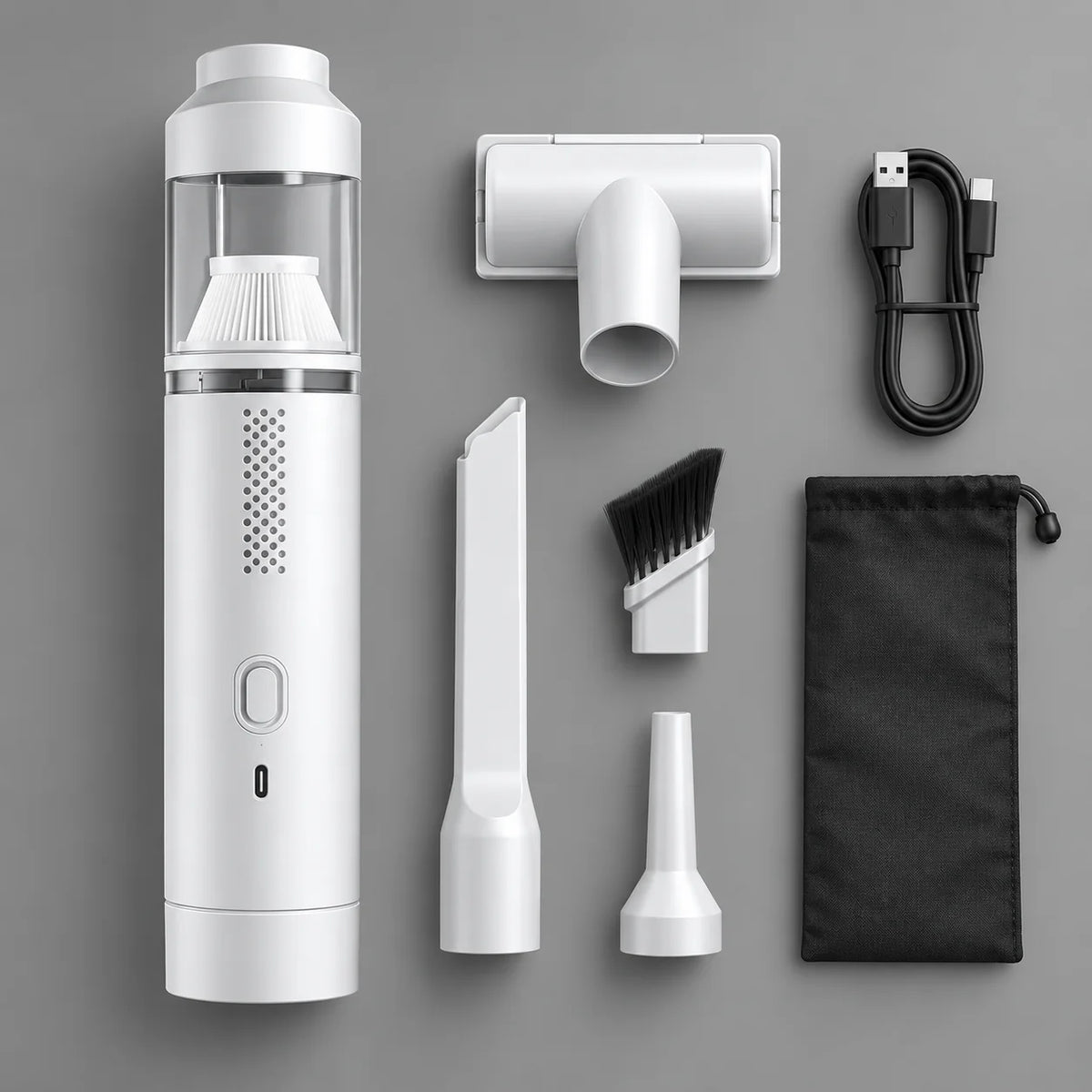 Cordless Car Vacuum | Ultra-Light Handheld & Tight-Space Nozzles
