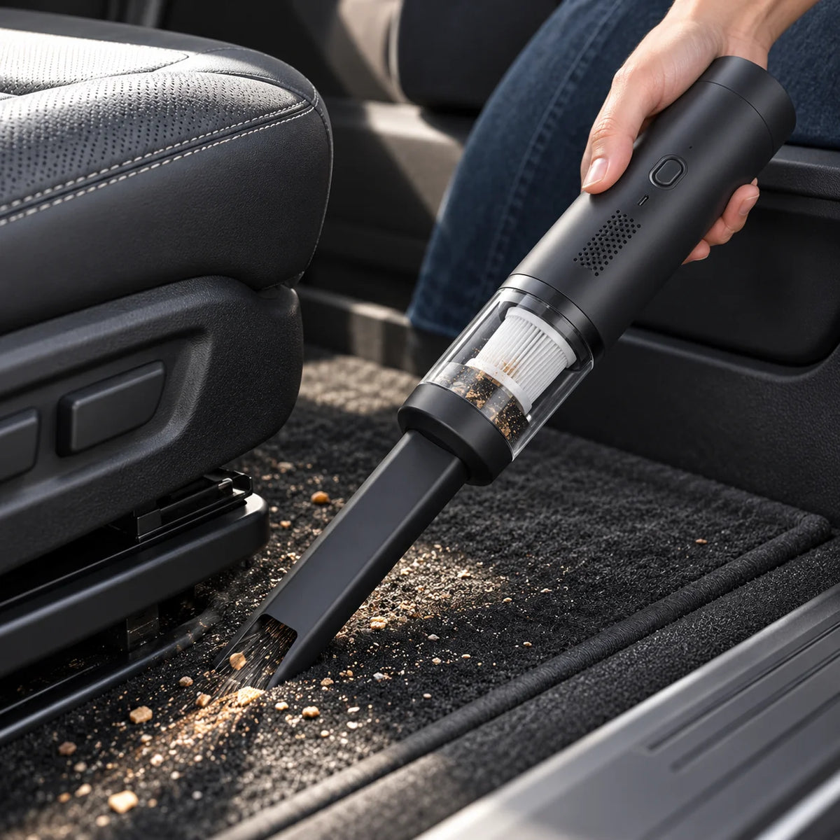 Cordless Car Vacuum | Ultra-Light Handheld & Tight-Space Nozzles
