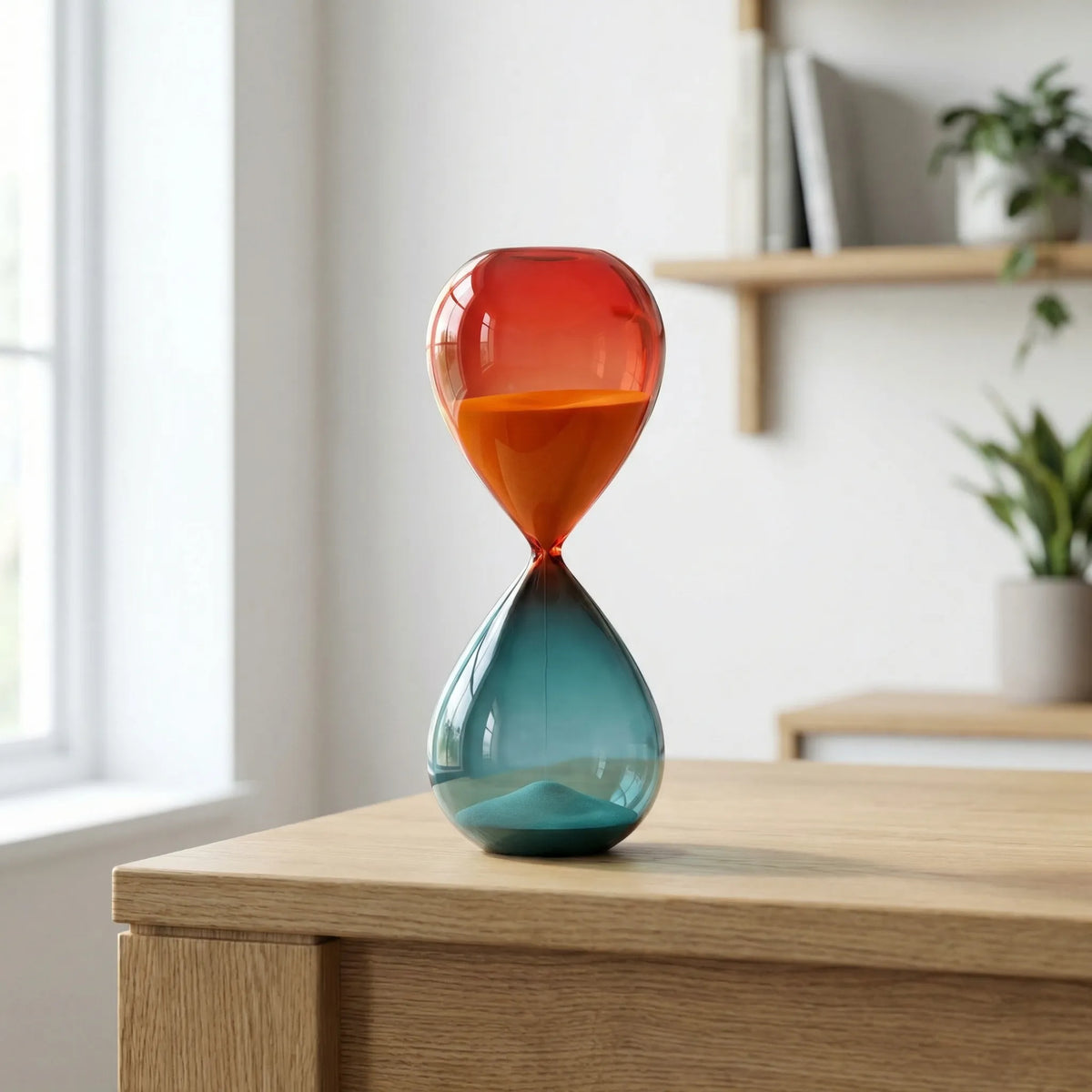Decorative Hourglass | Two-Tone Modern Design & Multiple Time Intervals
