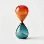 Decorative Hourglass | Two-Tone Modern Design & Multiple Time Intervals