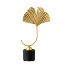Decorative Sculpture | Leaf-Inspired & Ribbed | Stable Base