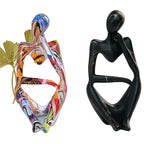 Decorative Sculpture | Resin Water-Transfer Print | Tabletop Decor