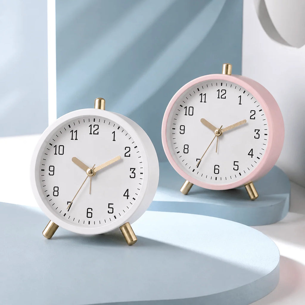 Desk Clock | Silent Sweep & Brass Accents