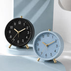 Desk Clock | Silent Sweep & Brass Accents