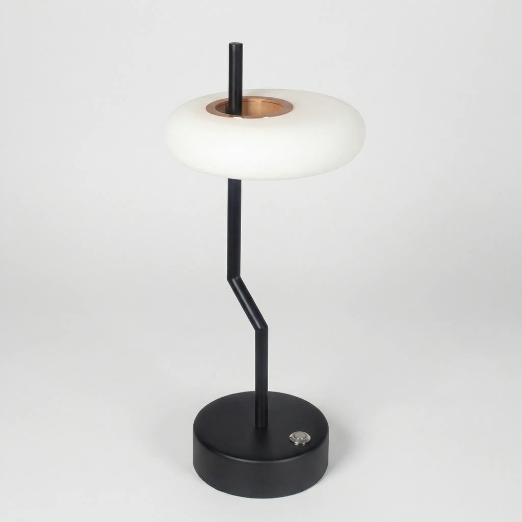 Desk Lamp | Frosted Disc Shade & Dimmable Touch Sensor
