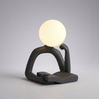 Desk Lamp | Sculptural Resin & USB-Powered Warm LED
