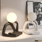Desk Lamp | Sculptural Resin & USB-Powered Warm LED