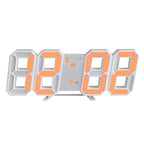 Digital Wall Clock | 3D LED Digits & Dimmable Night Mode | Wall Or Desk