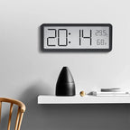 Digital Wall Clock | Bright LED Display & Climate Sensor