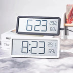 Digital Wall Clock | Large LED Time & Climate Display | Battery Powered