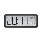 Digital Wall Clock | Large LED Time & Climate Display | Battery Powered