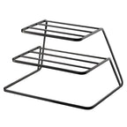 Dish Rack | Two-Tier Stainless Steel & Space-Saving | 11 x 8 x 7 in