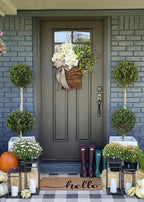 Door Wreath | Handmade Wicker & Silk Flowers