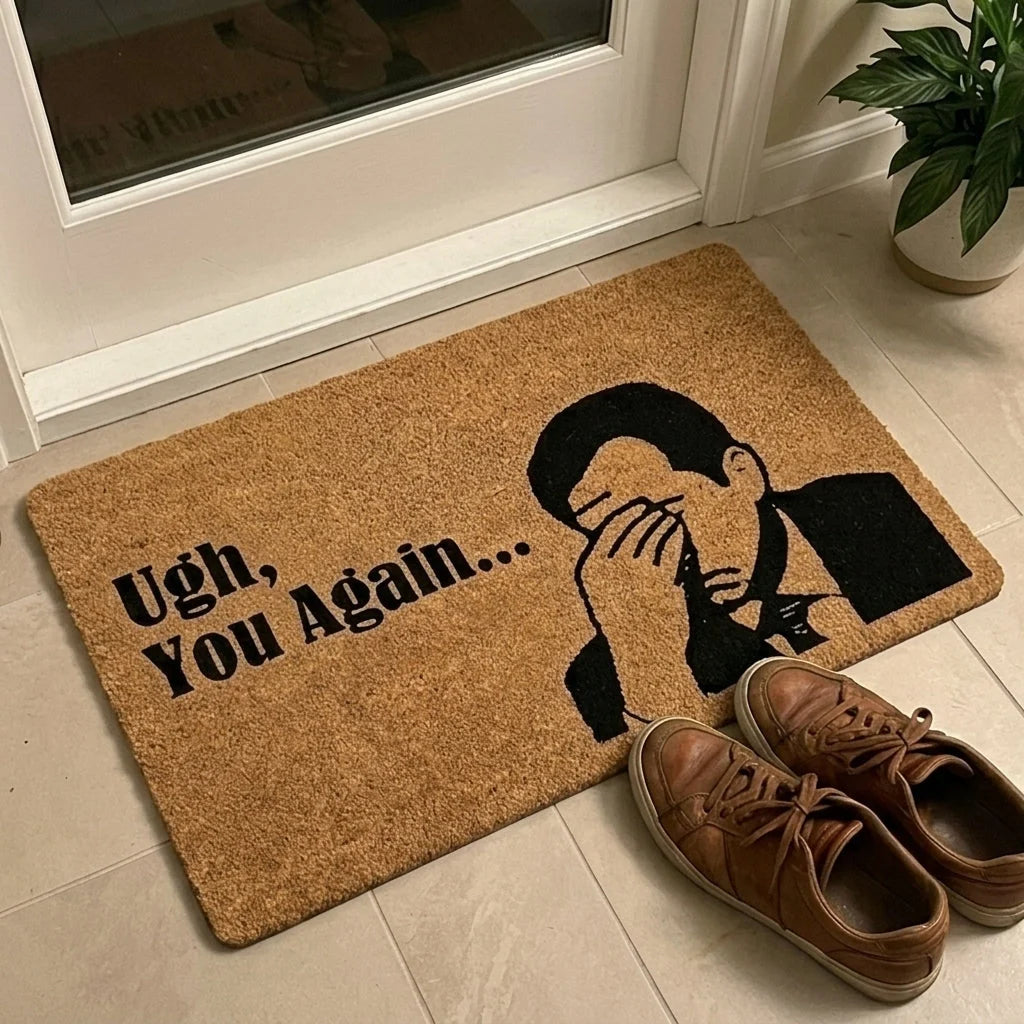 Doormat | Humorous Facepalm & Memory Foam