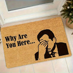 Doormat | Humorous Facepalm & Memory Foam