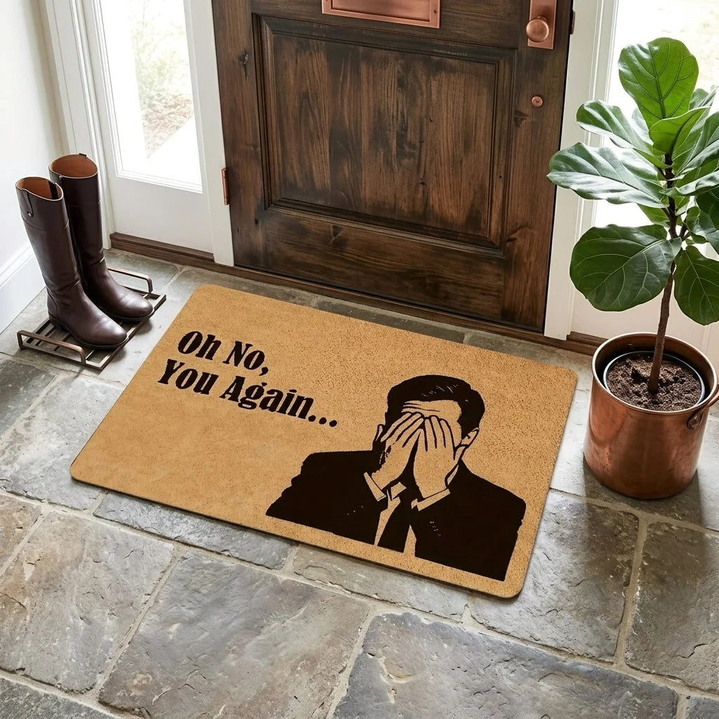 Doormat | Humorous Facepalm & Memory Foam