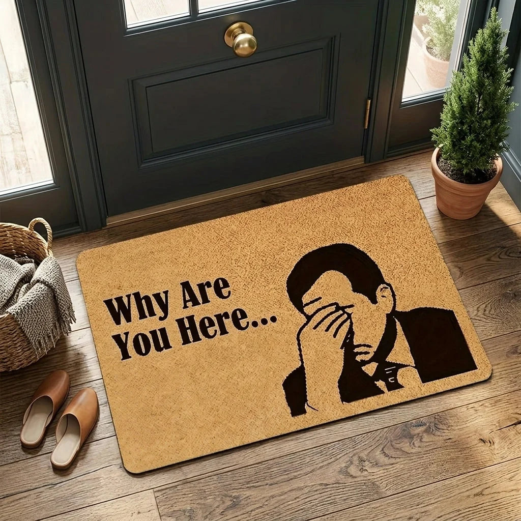 Doormat | Humorous Facepalm & Memory Foam