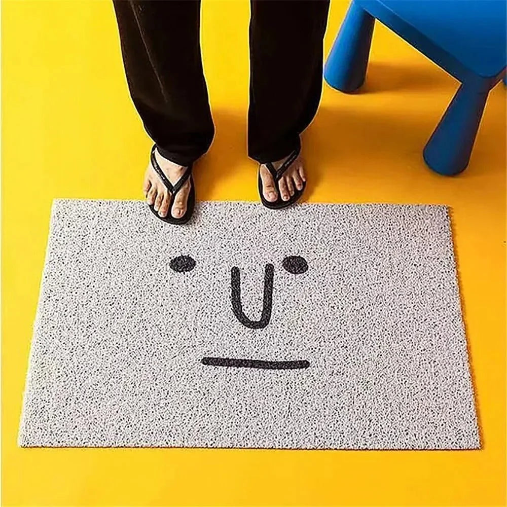 Doormat | Polyester Surface & Non-Slip Rubber Backing | Emoji Design