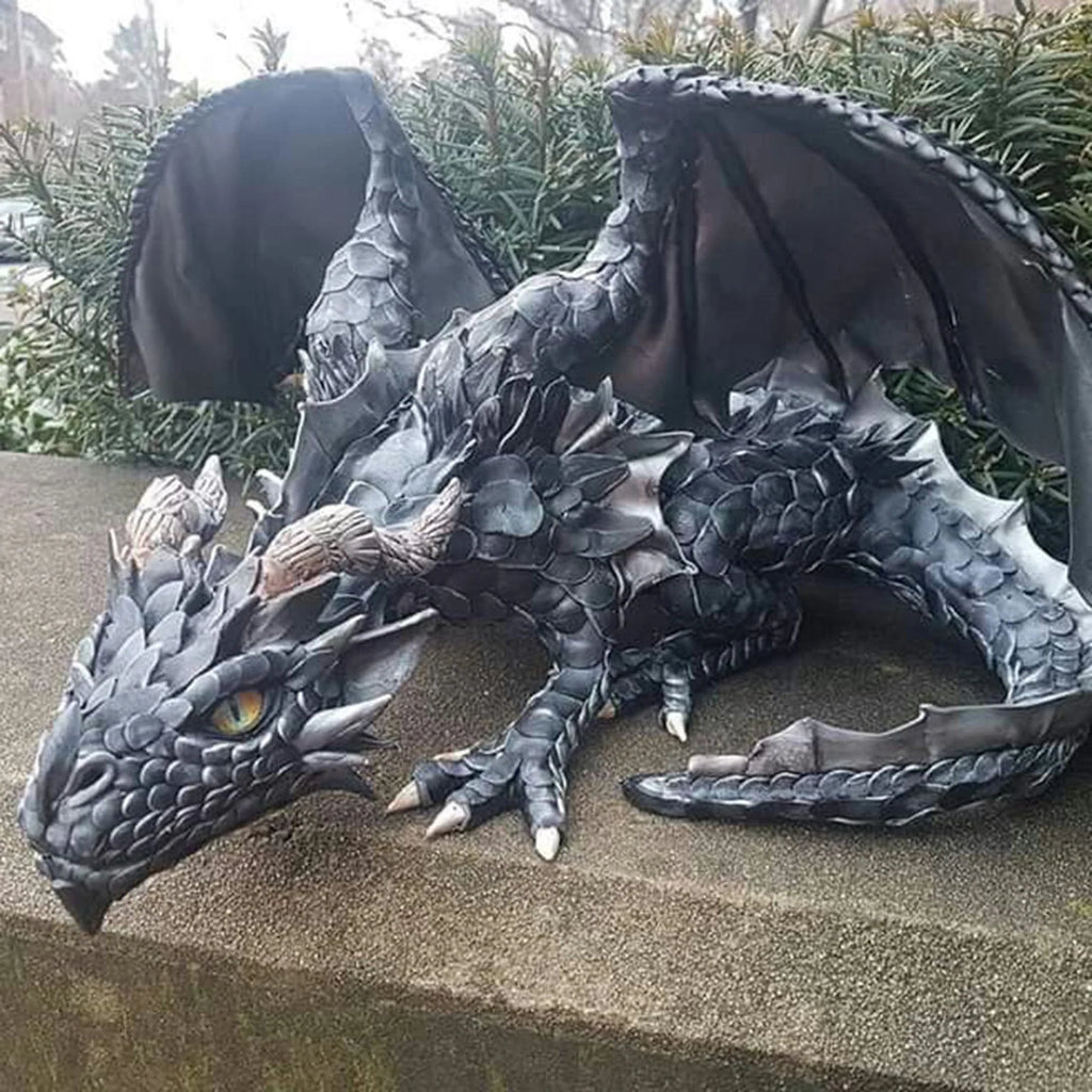 Dragon Statue | Intricate Gothic Design | Garden Decor