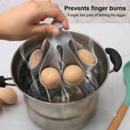 Egg Cooker | Silicone & Heat-Resistant Handle | Holds Up to 6 Eggs