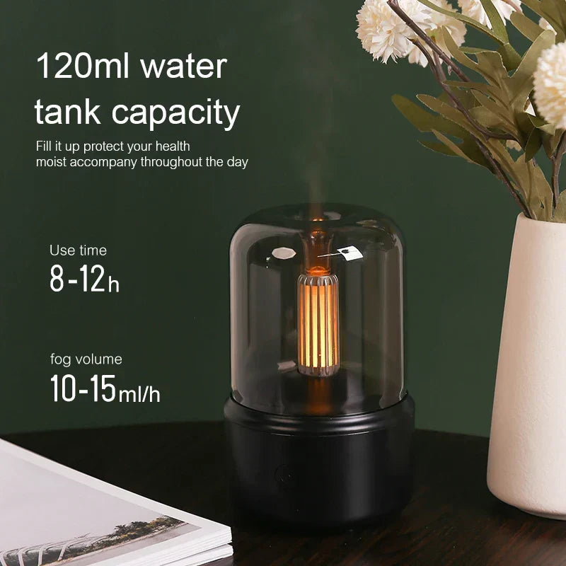 Essential Oil Diffuser | USB-Powered Night Light & Auto Shut-Off