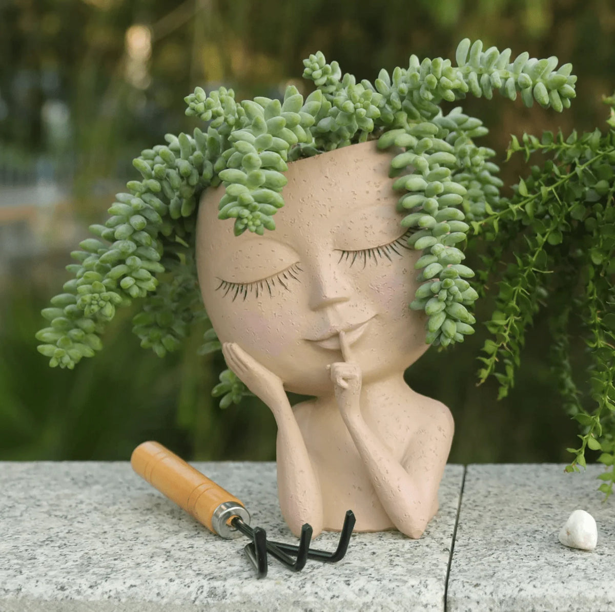 Face Planter | Drainage Hole & Succulent-Friendly