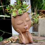 Face Planter | Drainage Hole & Succulent-Friendly