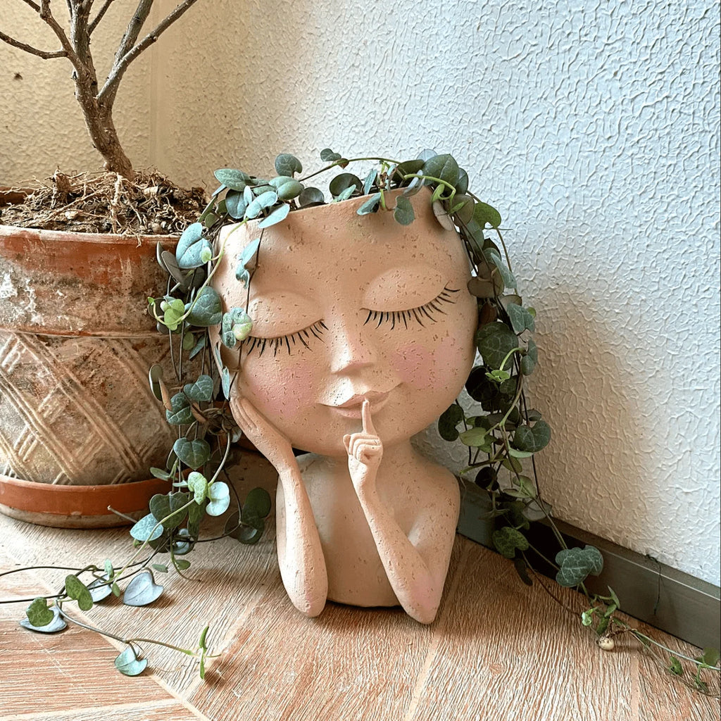 Face Planter | Drainage Hole & Succulent-Friendly