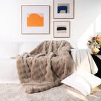 Faux Fur Blanket | Extra-Plush & Double-Lined | All-Season Rated