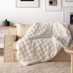 Faux Fur Blanket | Extra-Plush & Double-Lined | All-Season Rated