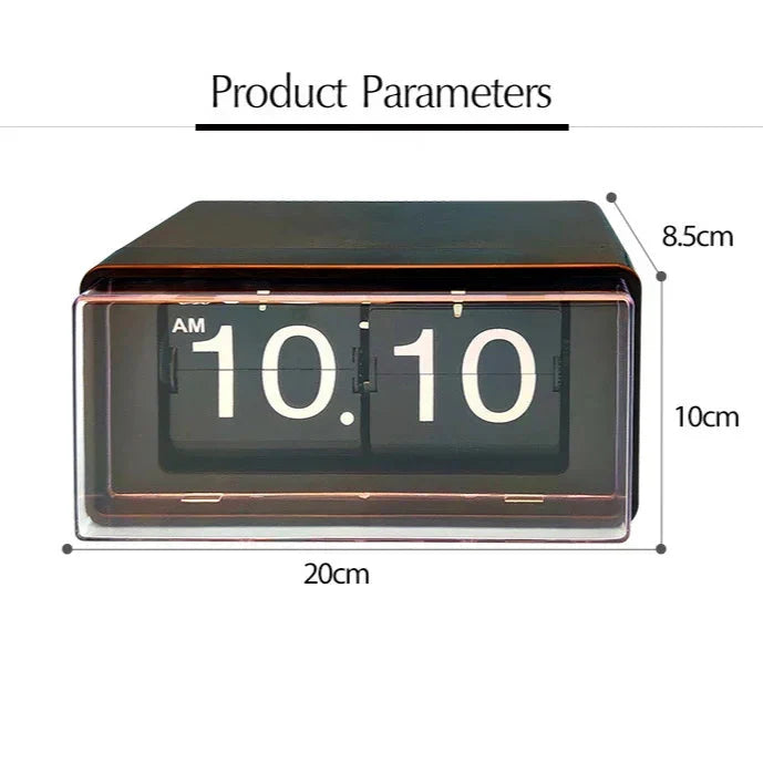 Flip Clock | Mechanical Flip Display & Vintage Design