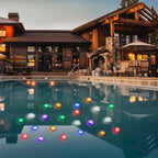 Floating Pond Light | Floating Warm LED Glow & Waterproof Design