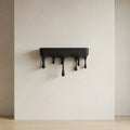 Floating Shelf | Matte Black Melting Drip Design & Concealed Mounting