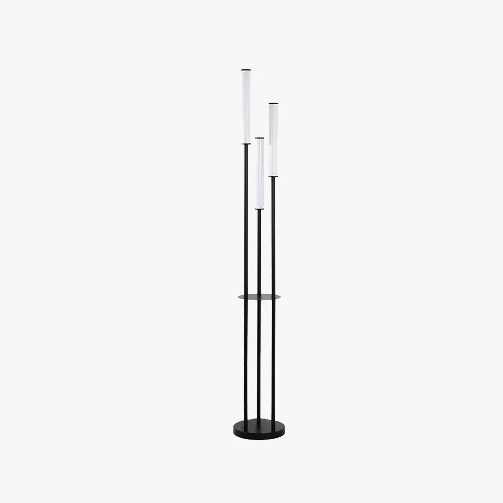 Floor Lamp | 3-Head Dimmable LED Metal & Acrylic