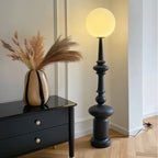 Floor Lamp | Bauhaus Sculptural Design & Glass Globe | 136 cm