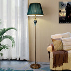 Floor Lamp | Fabric Shade & Metal Base | 5 Colours