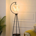 Floor Lamp | Modern Globe Shade & Tripod Base