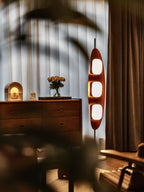 Floor Lamp | Surfboard Design & Marble Base | 160 cm