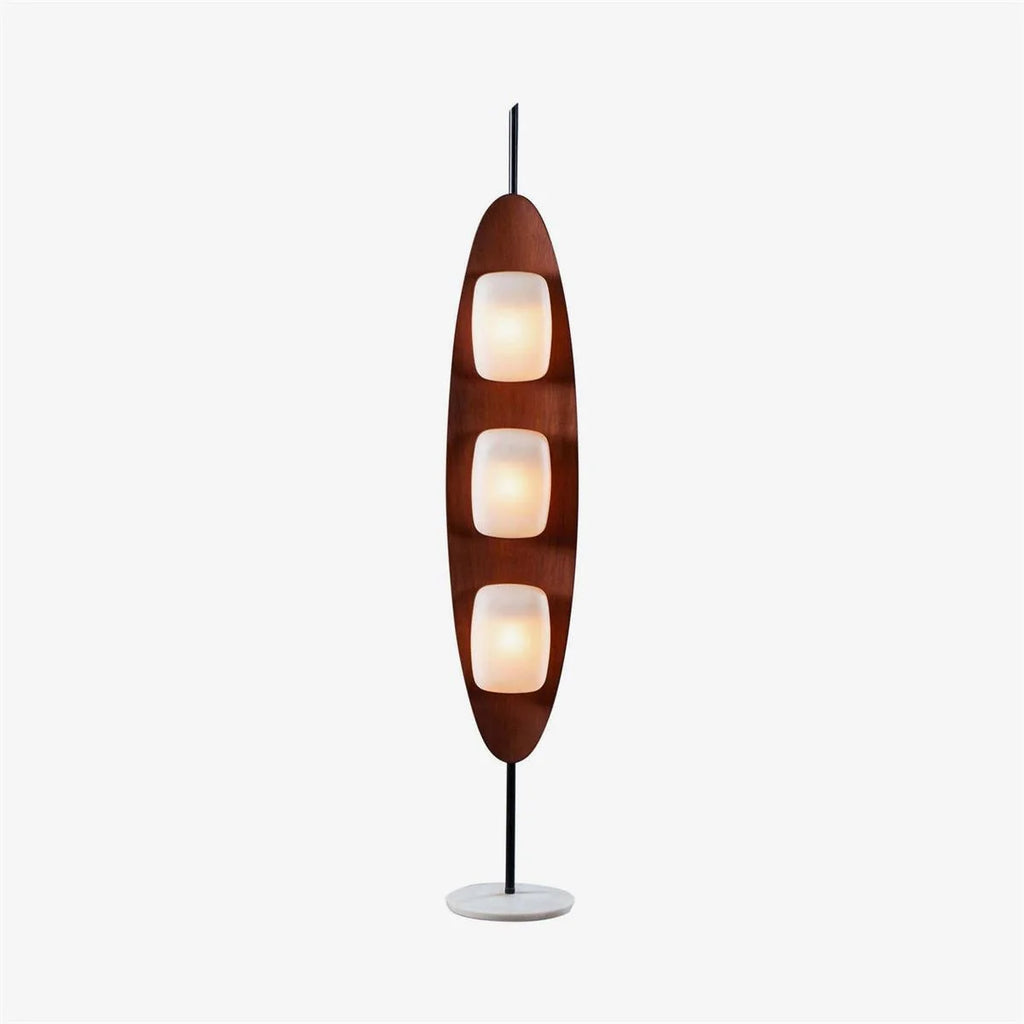 Floor Lamp | Surfboard Design & Marble Base | 160 cm