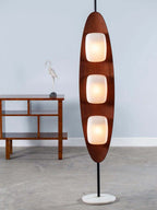 Floor Lamp | Surfboard Design & Marble Base | 160 cm