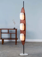 Floor Lamp | Surfboard Design & Marble Base | 160 cm