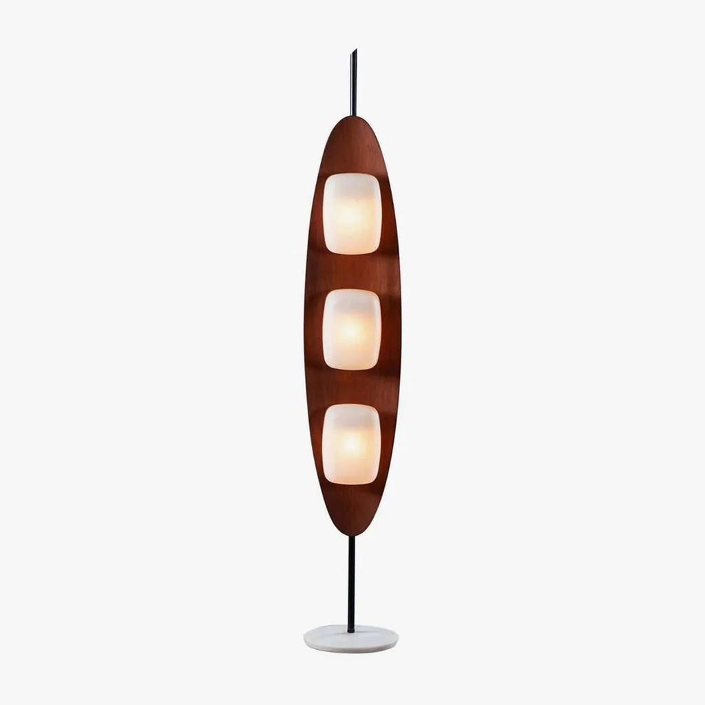 Floor Lamp | Surfboard Design & Marble Base | 160 cm