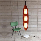 Floor Lamp | Surfboard Design & Marble Base | 160 cm