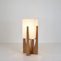 Floor Lamp | Walnut & Brass, Three-Color LED | Small & Large