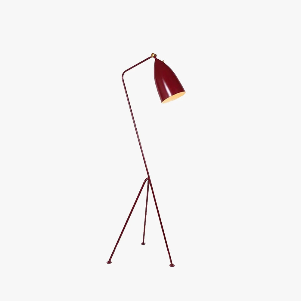 Floor Lamp | Wear-Resistant Metal Shade & Foldable Post | 5 Colors