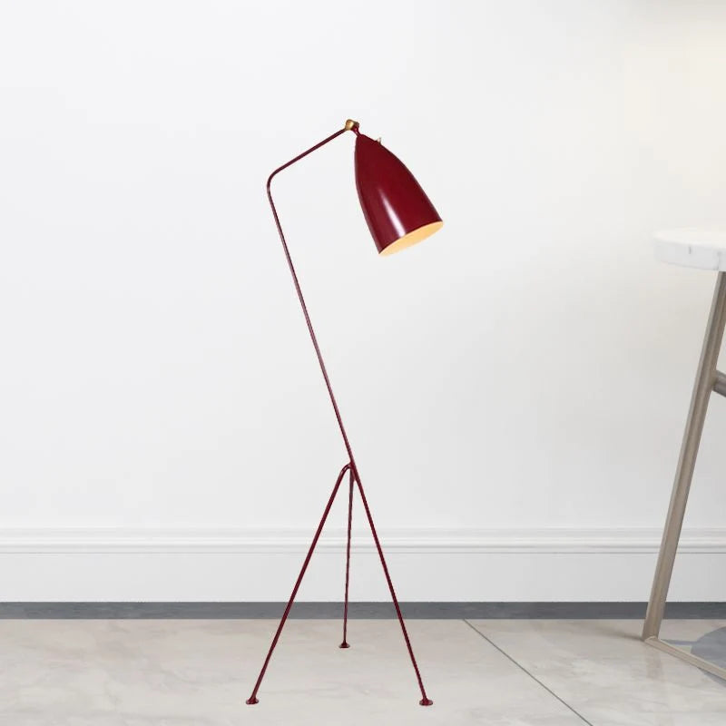 Floor Lamp | Wear-Resistant Metal Shade & Foldable Post | 5 Colors