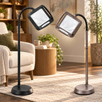Floor Magnifying Lamp | 3x Magnification & Glare-Free LED | Adjustable Gooseneck Arm