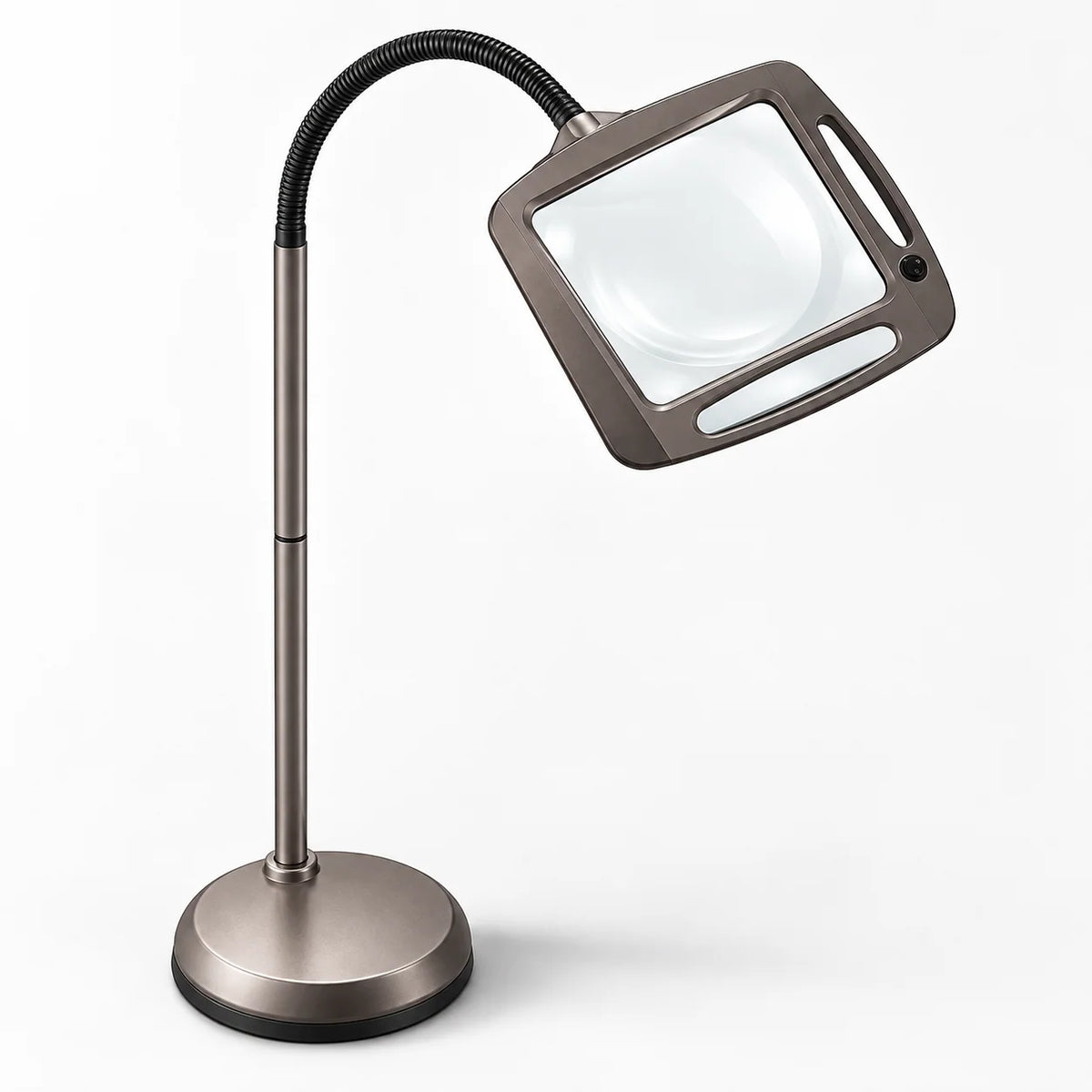 Floor Magnifying Lamp | 3x Magnification & Glare-Free LED | Adjustable Gooseneck Arm