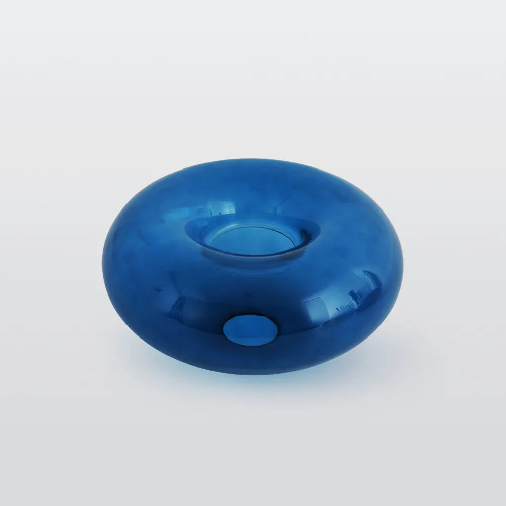 Flush Mount Ceiling Light | Clouded Glass & Metal