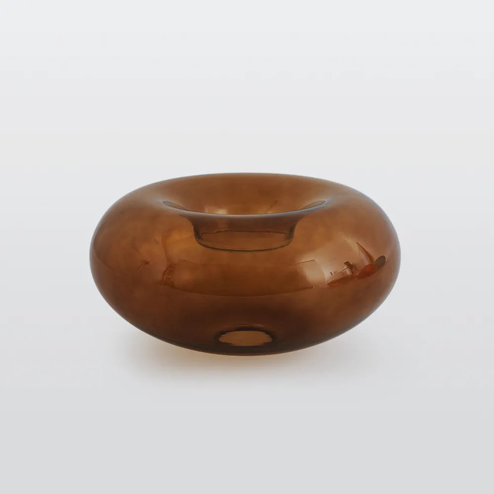 Flush Mount Ceiling Light | Clouded Glass & Metal
